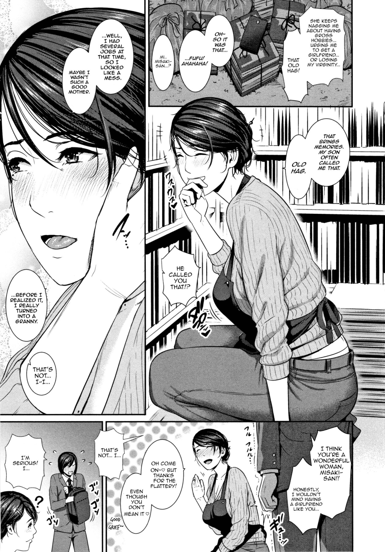 Hentai Manga Comic-Drowning in Sex With Mom-Read-108